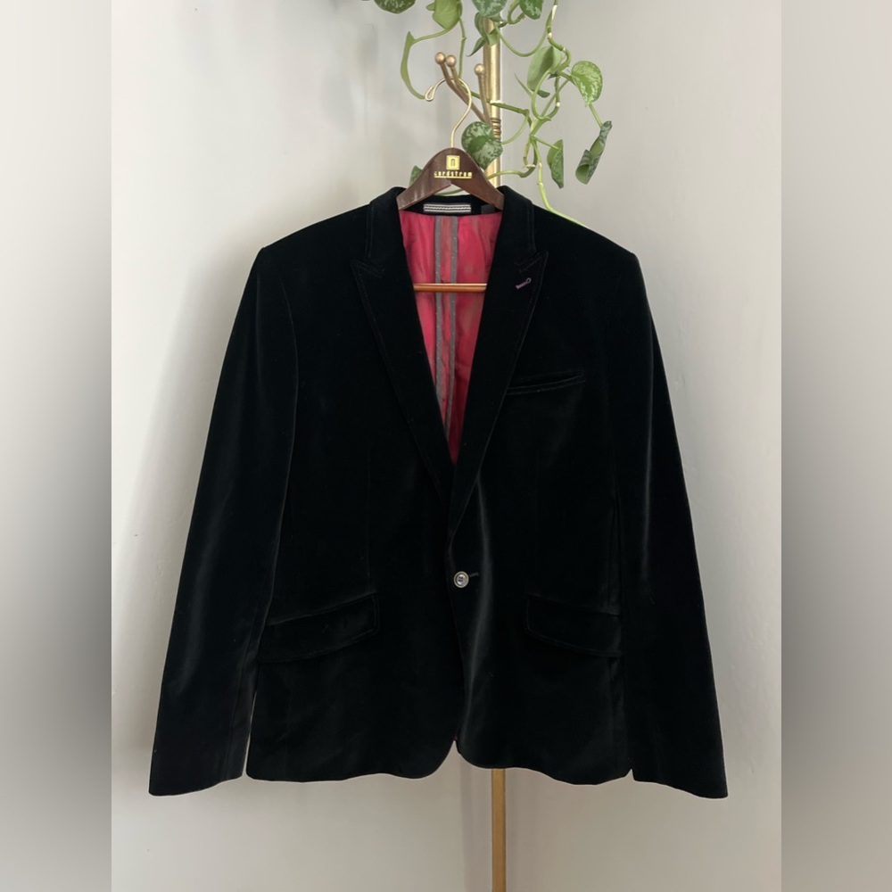 Ted Baker London Velour/Velvet Jacket ~ Size 8